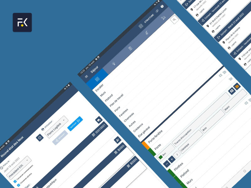 accueil application etat des lieux fokus
